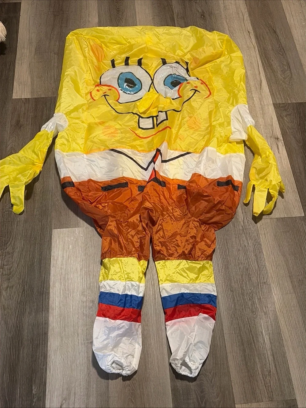 SpongeBob SquarePants Yellow Inflatable Kids Costume one size